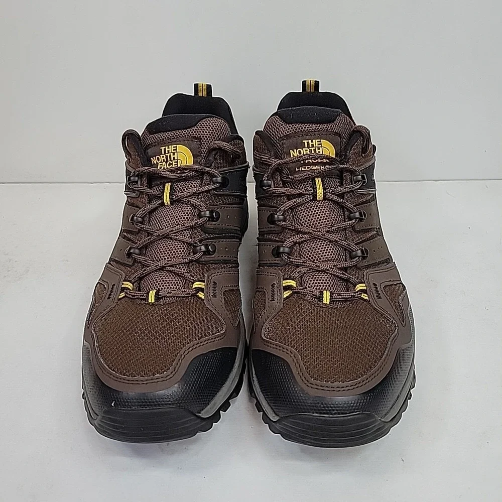 THE NORTH FACE Hedgehog Brown Hiking Trail 11.5 Mens Vibram‎ Soles Waterproof